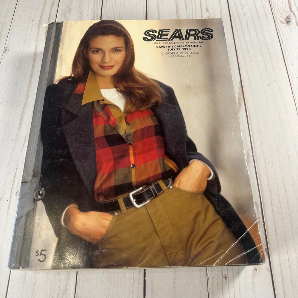 Vintage Sears Catalog 1992-1993 Fall Winter Annual Fashion Home Decor 90s